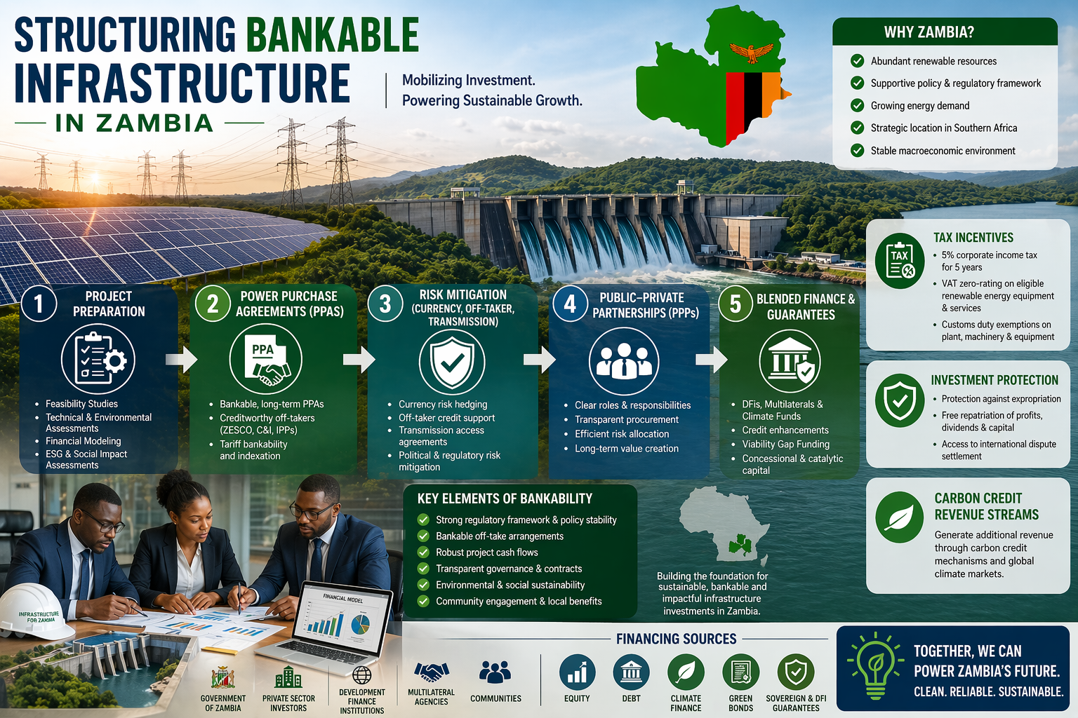 The 2026–2027 PPP Pipeline: Structuring Bankable Infrastructure Deals in Zambia